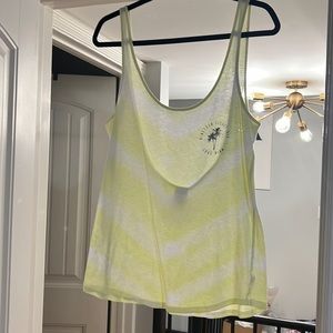 Victorias Secret Pink Open Back Neon Tank